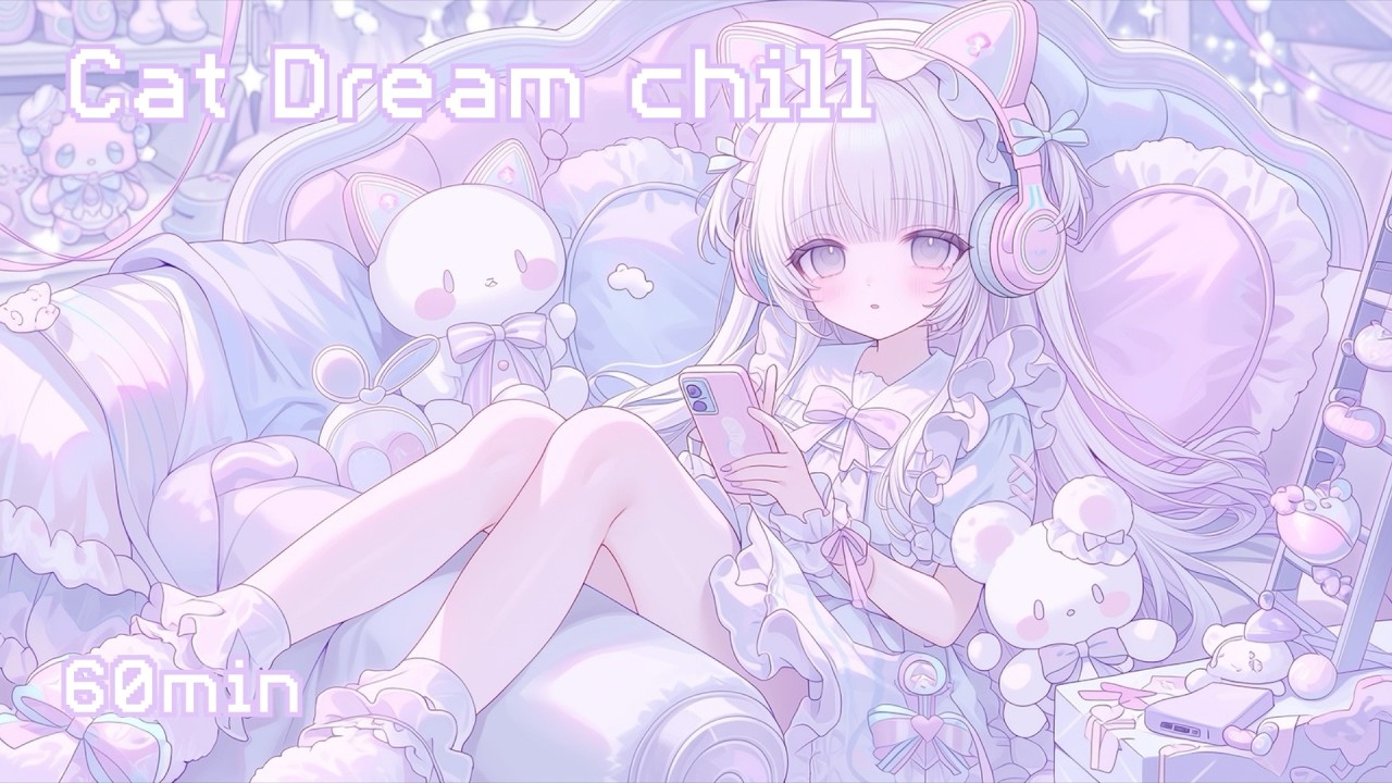 【Free bgm】Cat Dream Chill/kawaii/まったり/おうち時間/relax/study/work/game/mix
