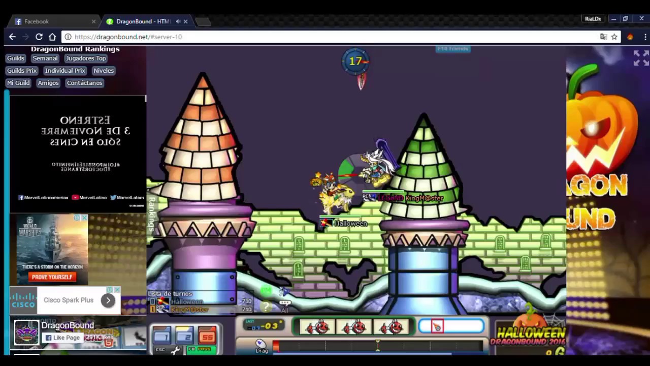 KingM@ster vs GM Halloween - DragonBound