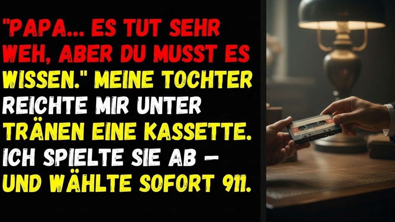 🦋 Papa es tut sehr weh, aber du musst es wissen  Meine Tochter reichte mir unter Tränen eine Kasset🦋