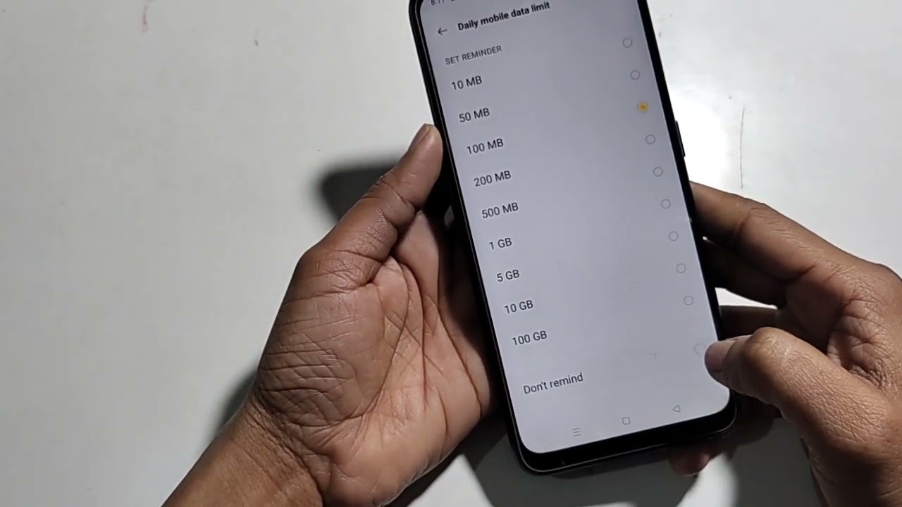 oppo A53s | how to set data limit | डाटा लिमिट कैसे लगाएं |यूज डिफाल्टर लिमिट सेटिंग