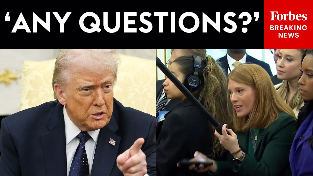 BREAKING NEWS: Trump Takes Question After Question About Iran War From Reporters In The Oval Office