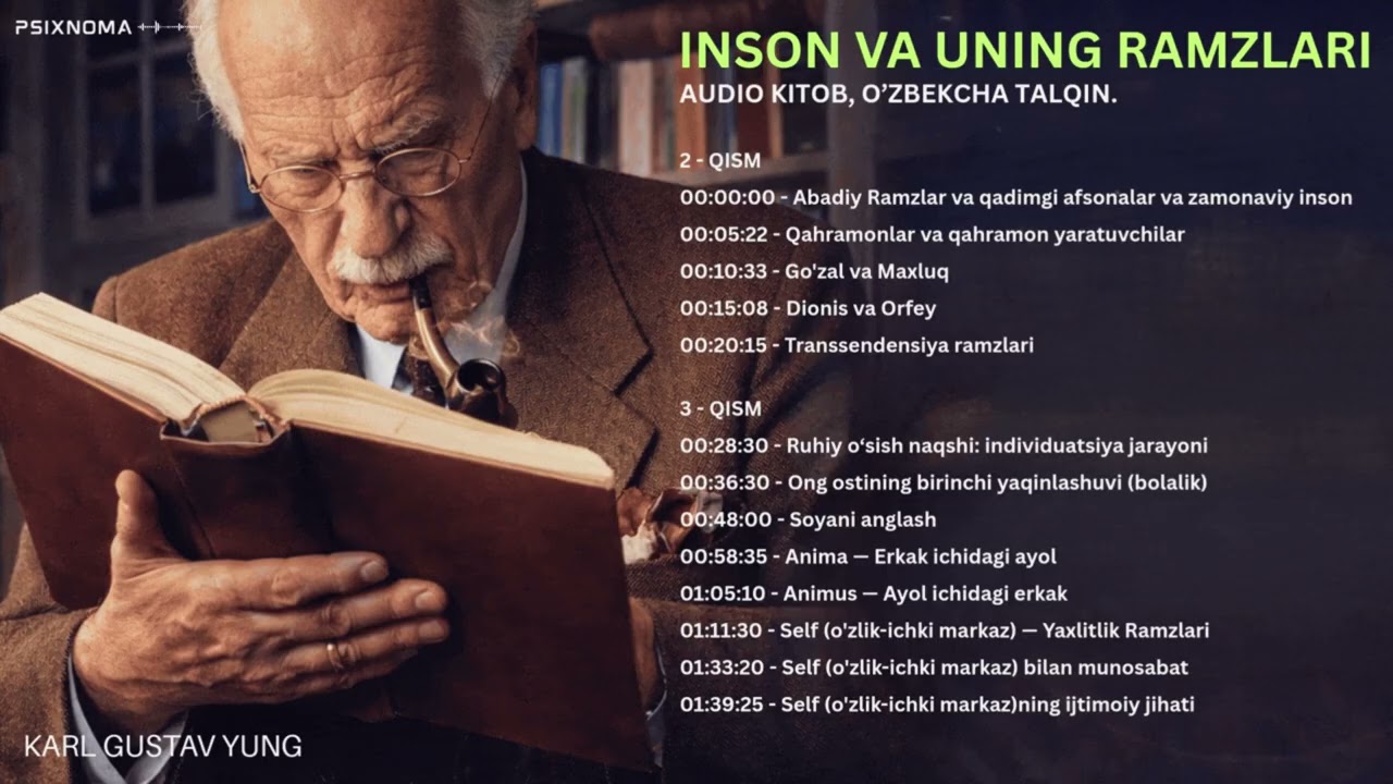 Karl Yung: Inson va Uning Ramzlari | Tushlar, Afsonalar va Individuatsiya jarayoni -2 va 3 qismlari
