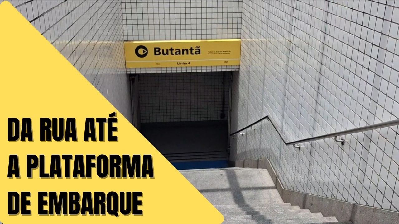 Estação Butantã - Da Rua Até a Plataforma de Embarque