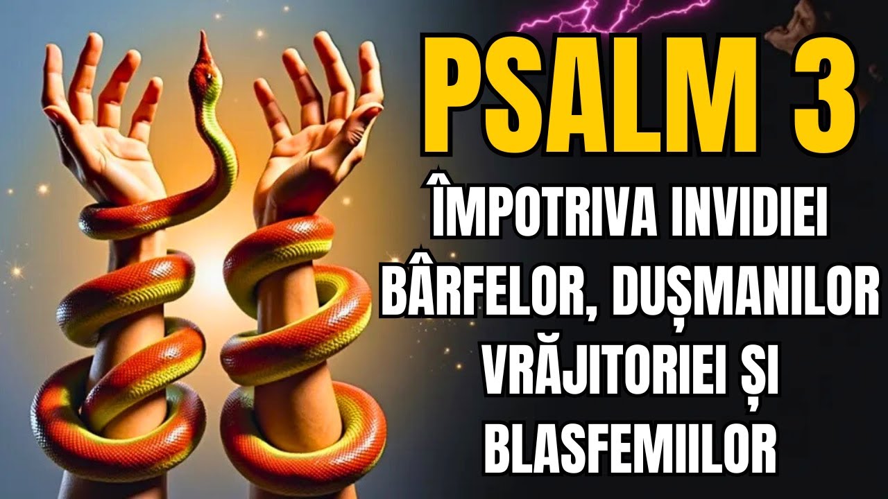 PSALM 3: Pentru a DESTRĂGE Legăturile, Invidia, Dușmanii, Vrăjitoriile și Blestemele.explica