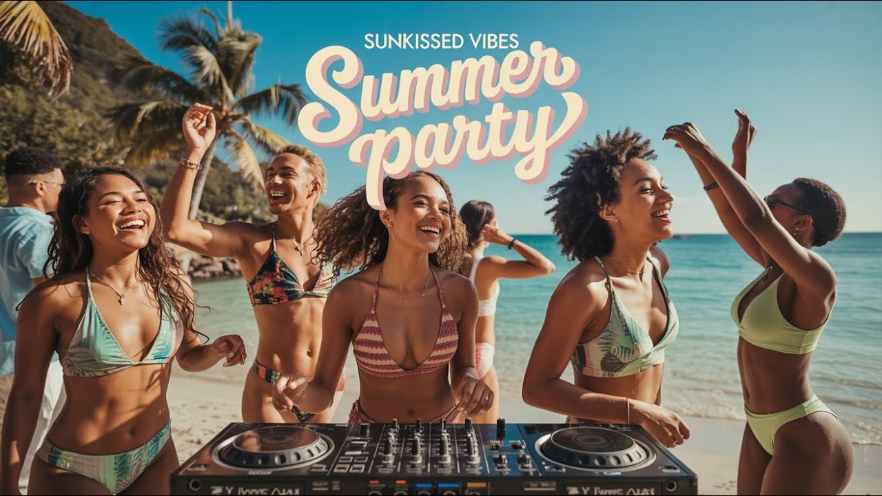 Summer Heat Miami Beach Party Mix 2025 🌴 | Tropical House, Deep Groove & Techno Vibes 🎶🌊