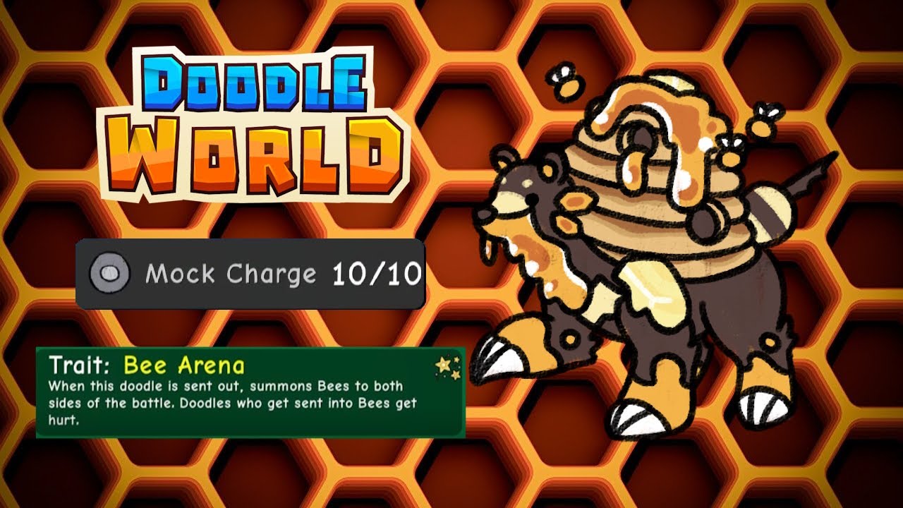 Bee Arena Mielursa is FUNNY【Doodle World PvP】