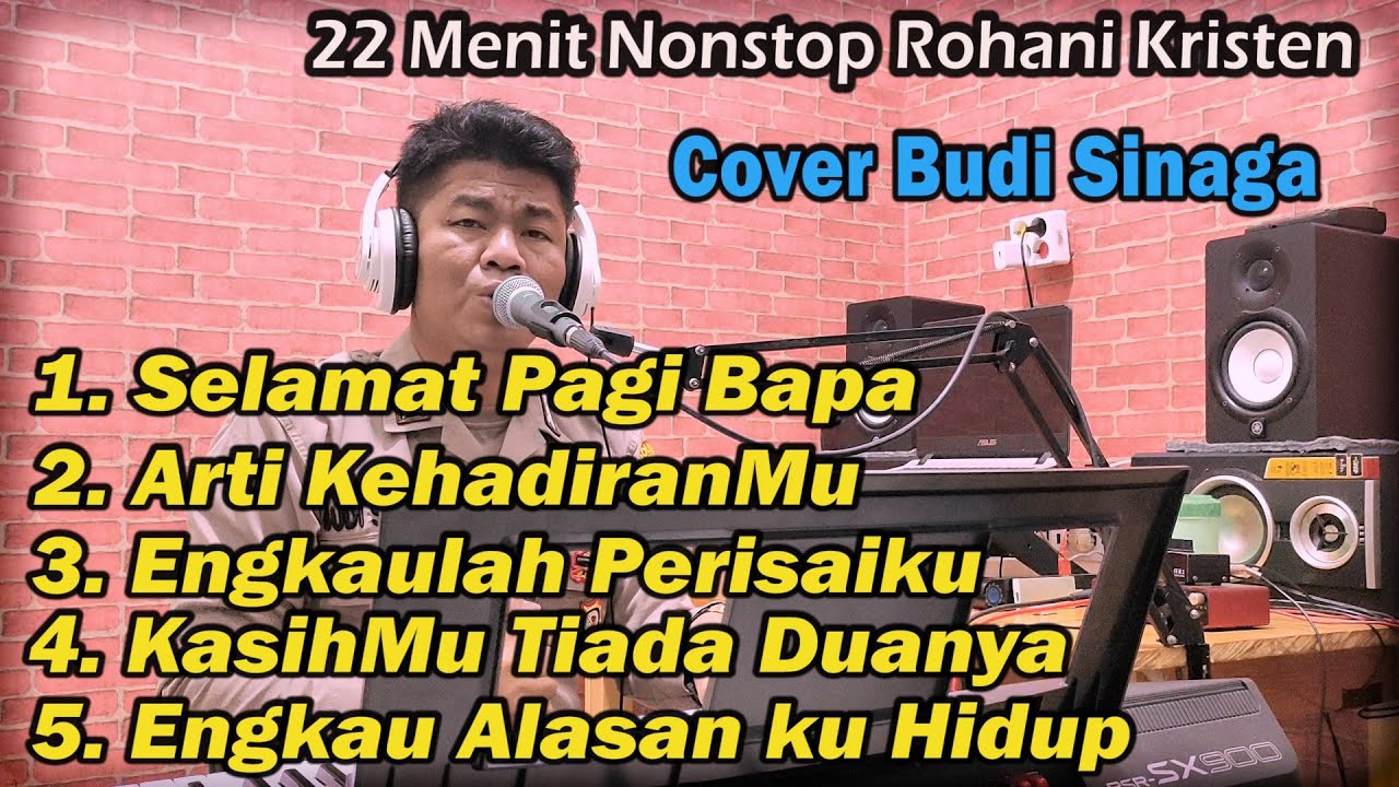 22 Menit Nonstop LAGU ROHANI Pujian Kristen | Cover Budi Sinaga
