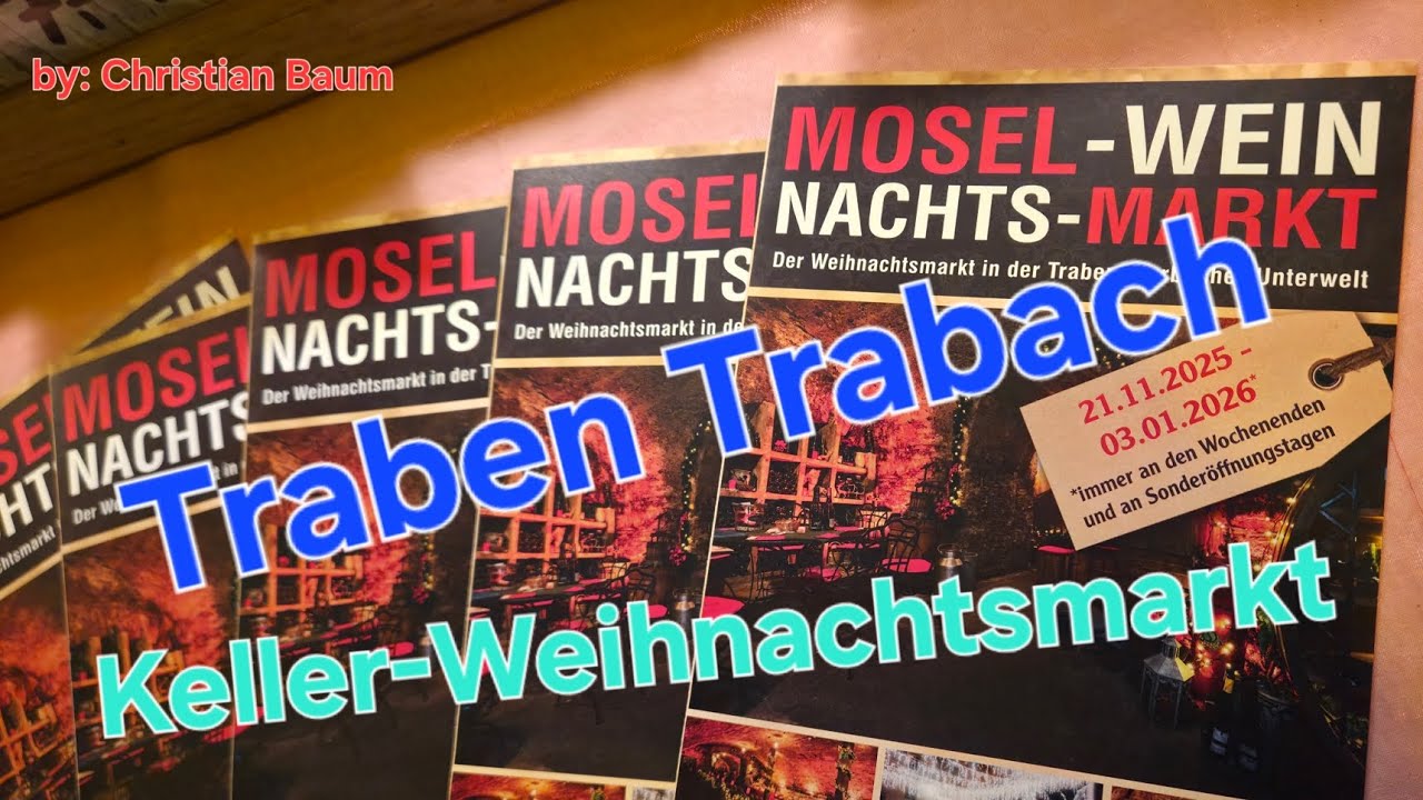 ☆Weihnachtstipp☆ Unterirdischer Weihnachtsmarkt in Traben-Trarbach