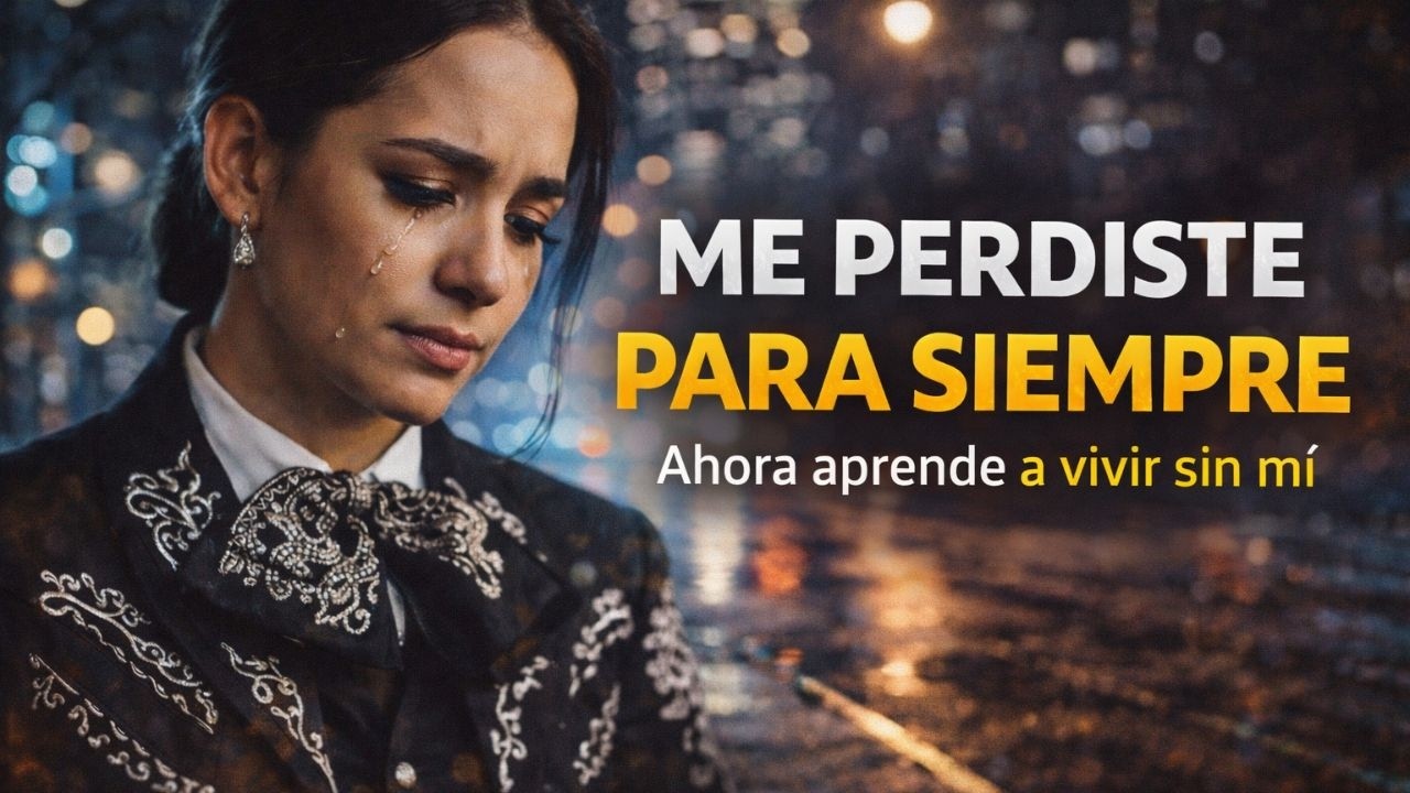 Me Perdiste Para Siempre – Canción Ranchera de Desamor Que Duele Hasta el Alma