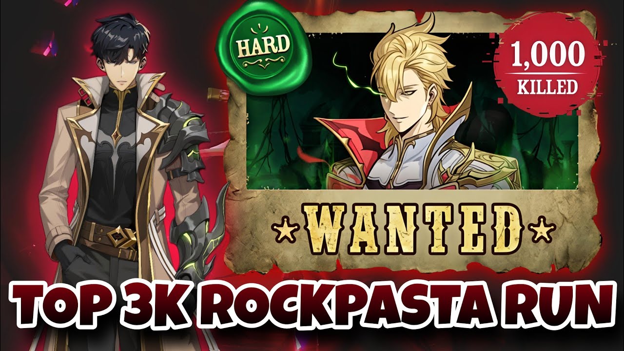 (4.03m CP) TOP 3K ROCKPASA RUN | HARD MODE ROCKPASA WOBL [SOLO LEVELING: ARISE]
