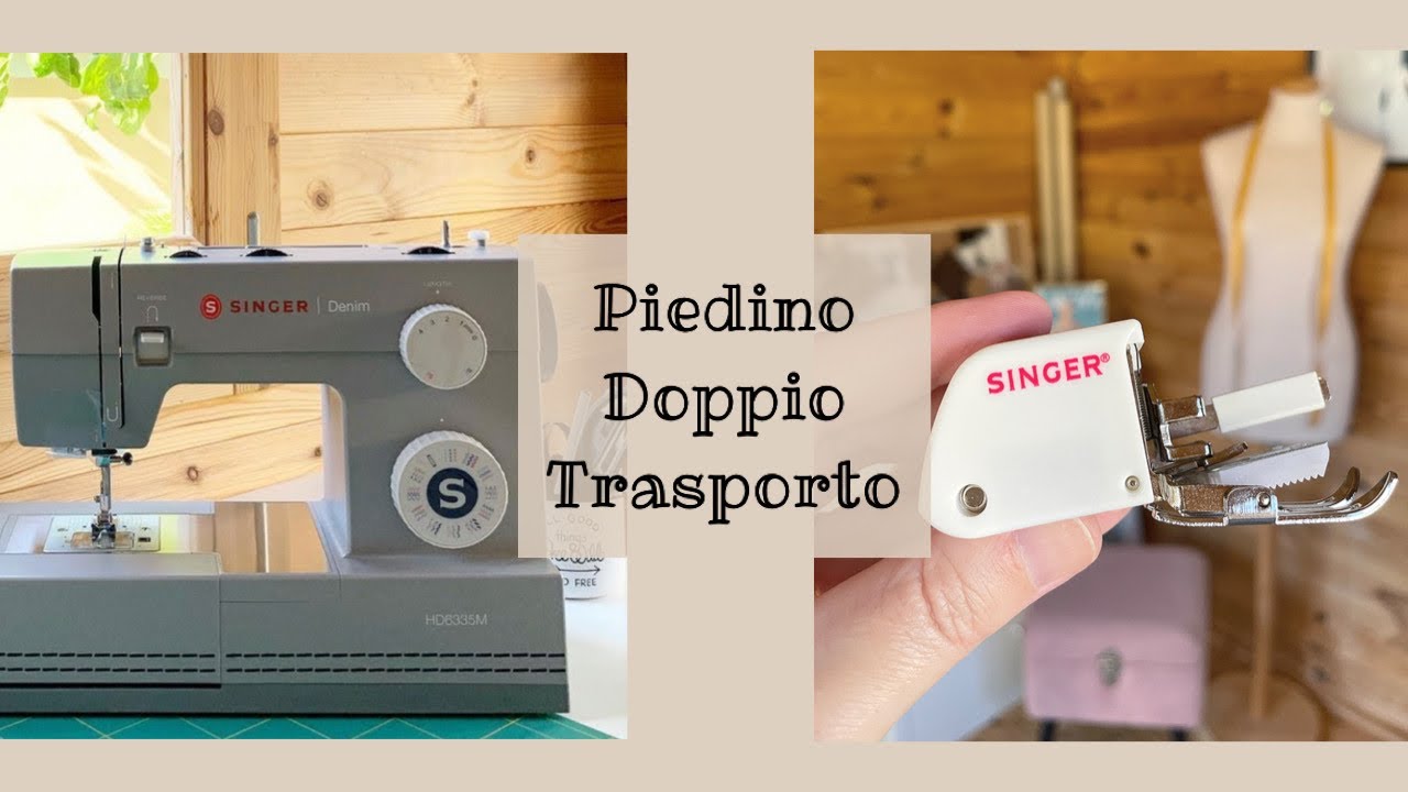 Come usare il piedino doppio trasporto