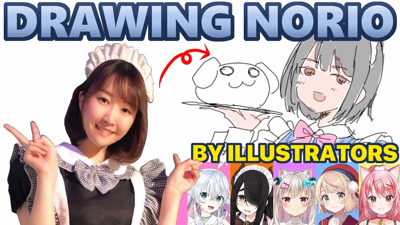 Drawing Norio... by Illustrators (feat Ui, Nana, Norio, Ito Life, Natsume Eri, Momoshiki) [Eng Subs]