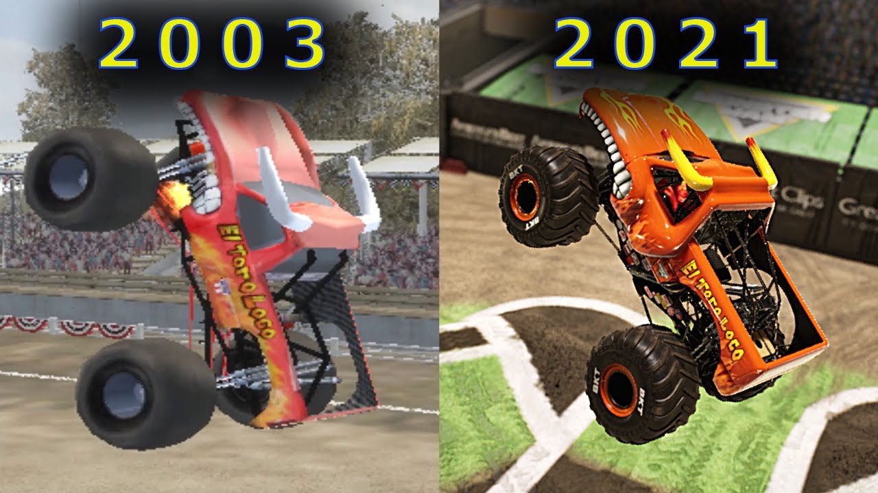 EL TORO LOCO Freestyle in 10 Different Monster Jam Games