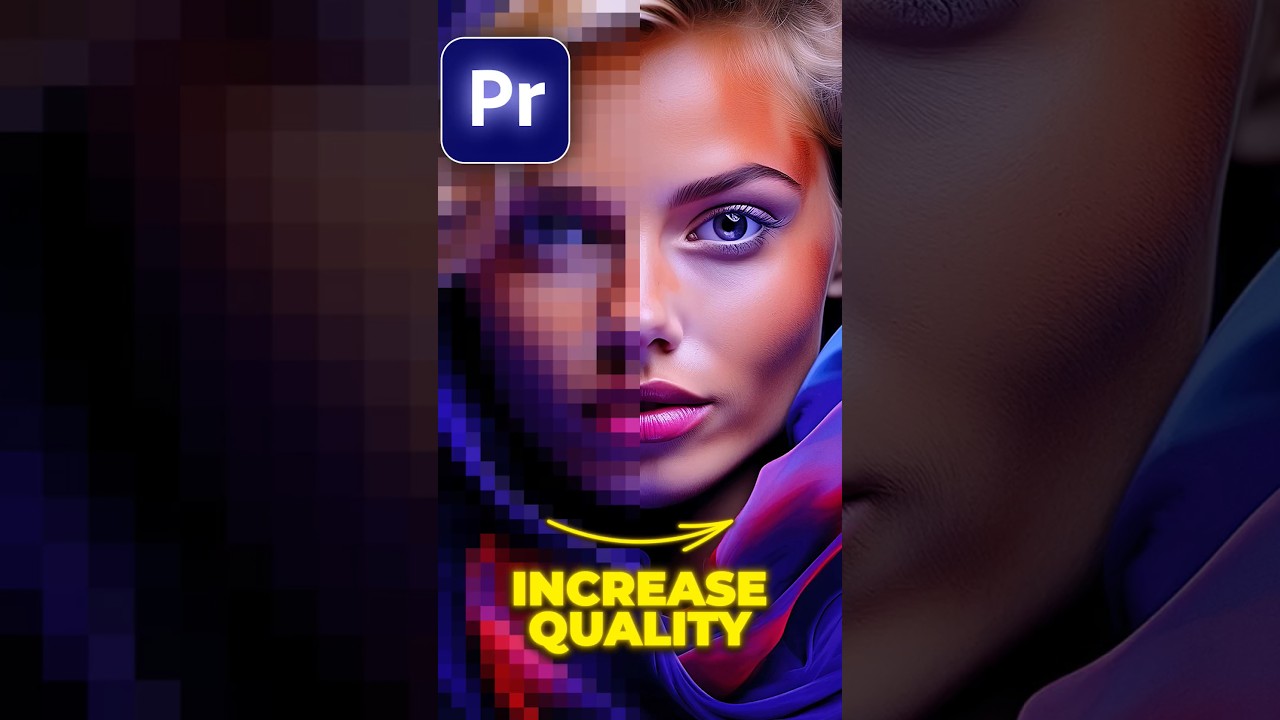 How to INCREASE VIDEO QUALITY in Premiere Pro #premierepro