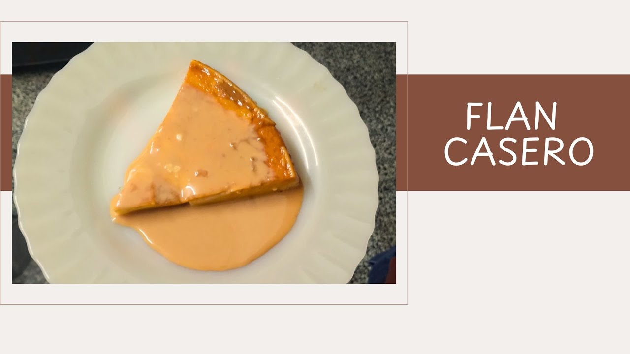 Flan casero sin caramelo! Super fácil!!