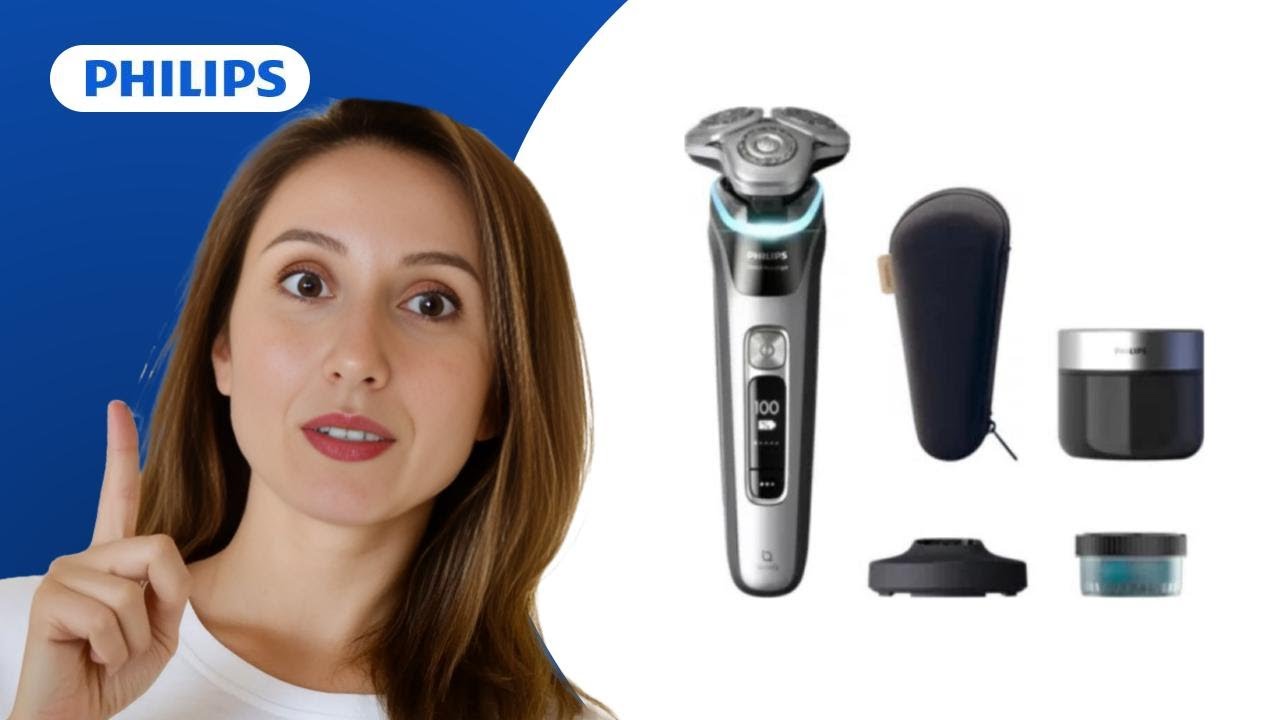 Wie man den Quick Clean Pod mit Philips i9000 Prestige Rasierer benutzt