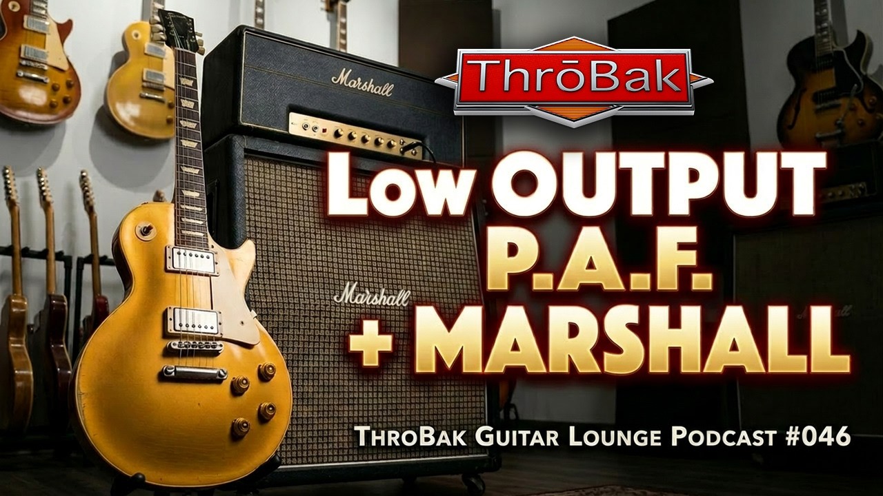 Low Output P.A.F. Pickups and a Marshall - The Best Marshall Tone Ever!?