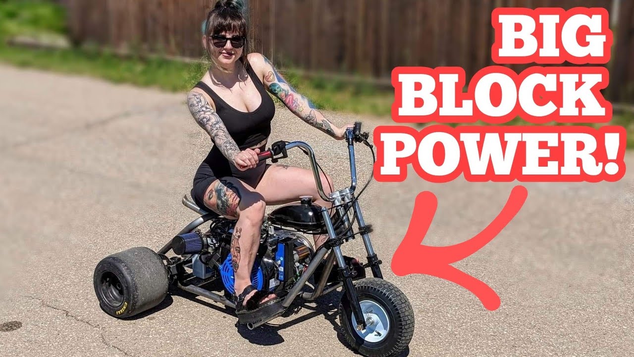 Big Block Pit Trike Is Done. Adding The Most Important Parts!