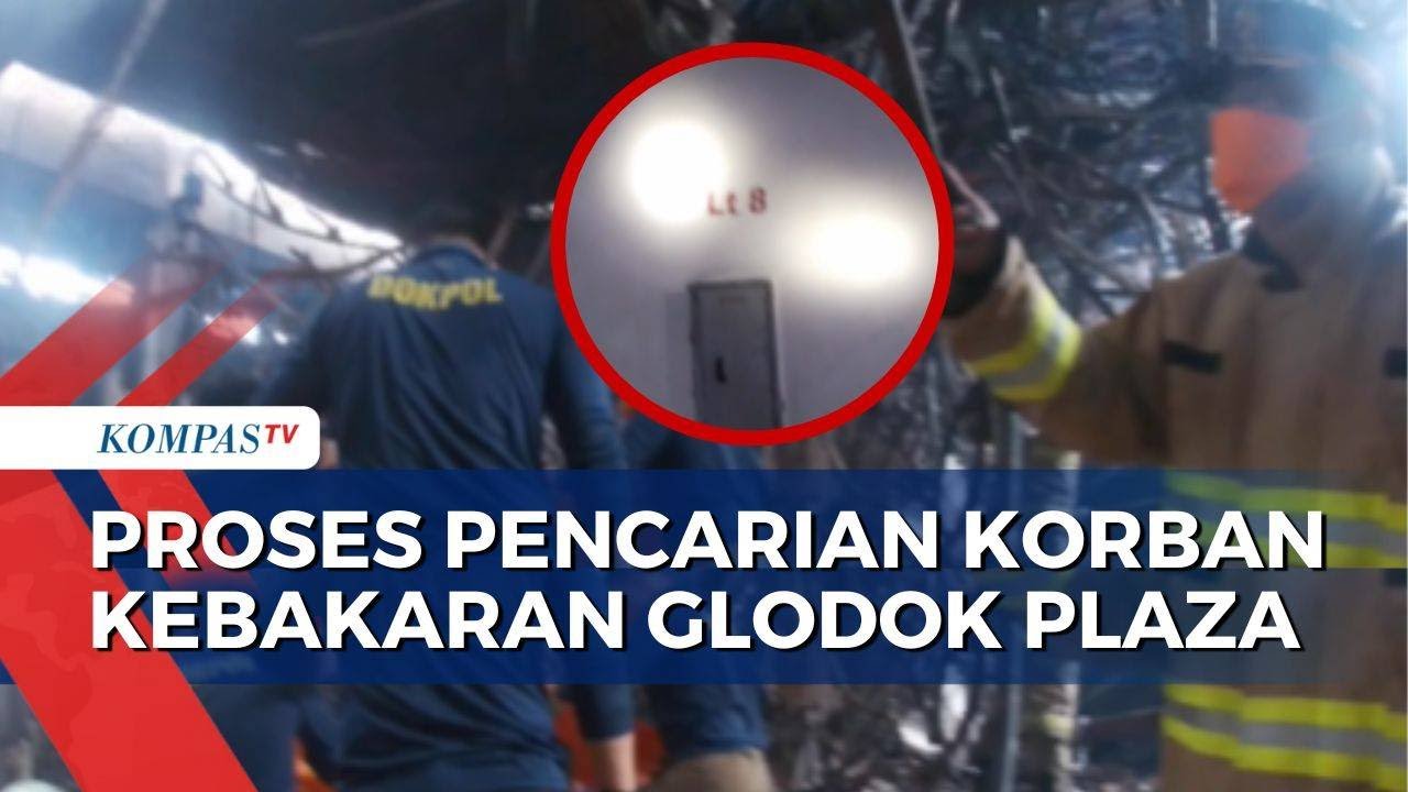 Rekaman Detik-Detik Pencarian Korban Kebakaran Glodok Plaza
