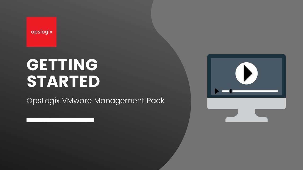 Opslogix VMware Management Pack - Getting Started