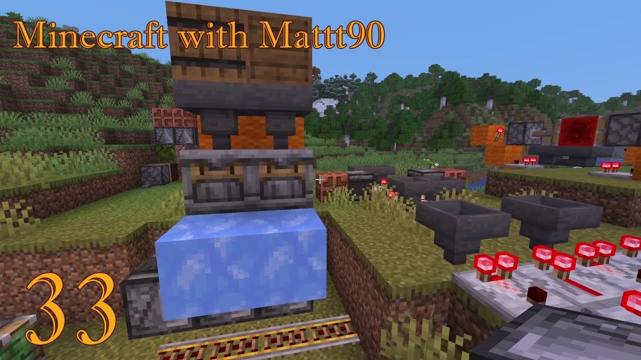 Minecraft with Mattt90 - Episode 33: Redstone Automation Plan!