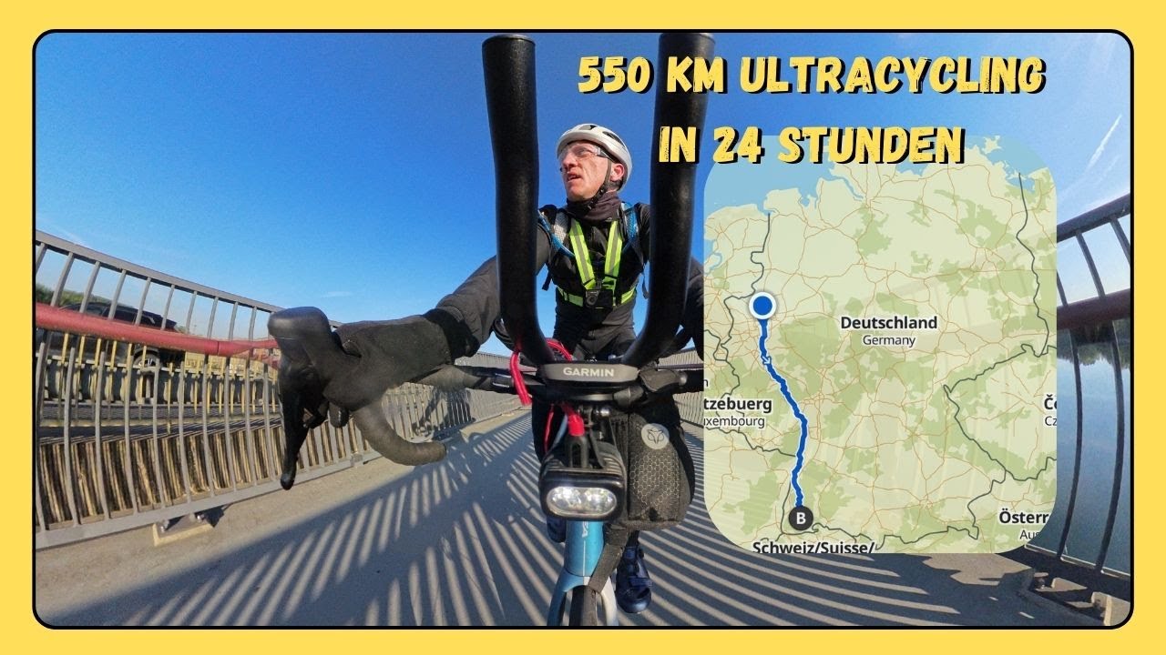 Race Across Germany Vorbereitung: Ultra Testfahrt über 500 km in 24 Stunden? #rennrad #ultracycling