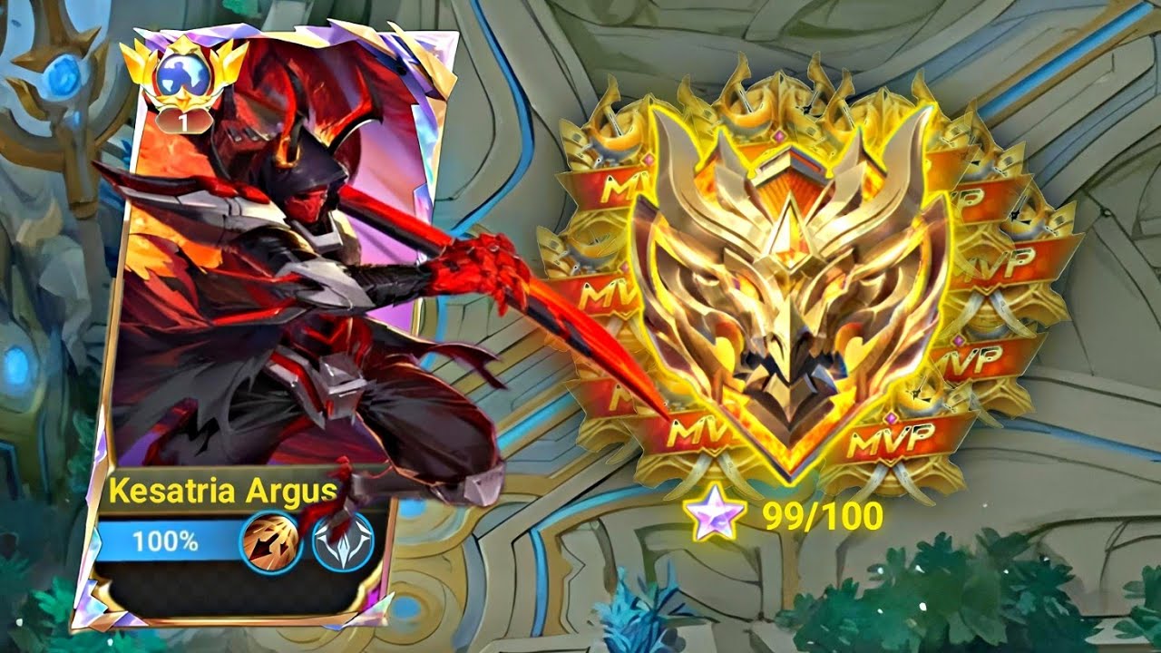 PUSH DARI RENK GLORY KE RENK IMORTAL CUMAN PAKE ARGUS! BISA WS..! - GAMEPLAY TOP 1 GLOBAL ARGUS 