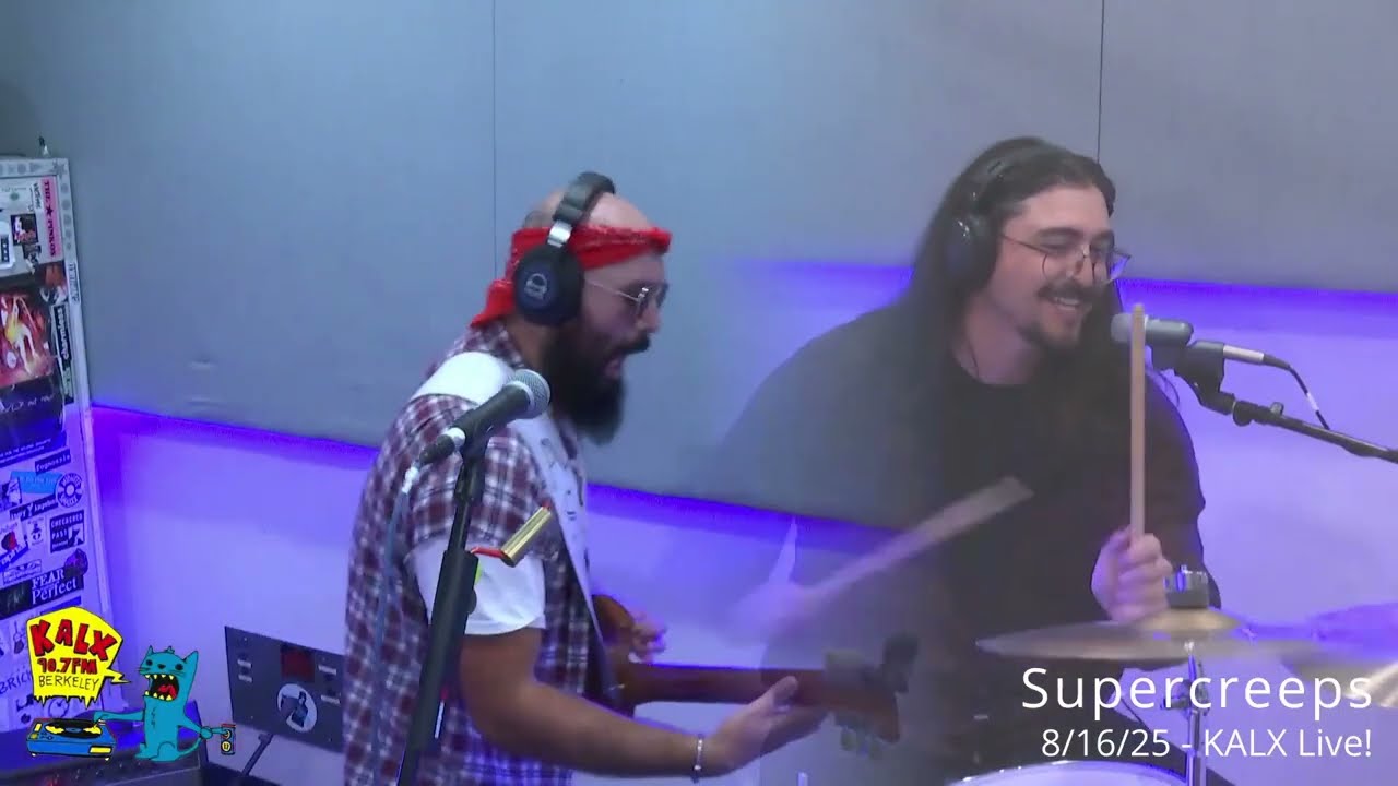 Super Creeps - LIVE ON-AIR SHOW @ KALX 90.7 Berkeley (8.16.2025)