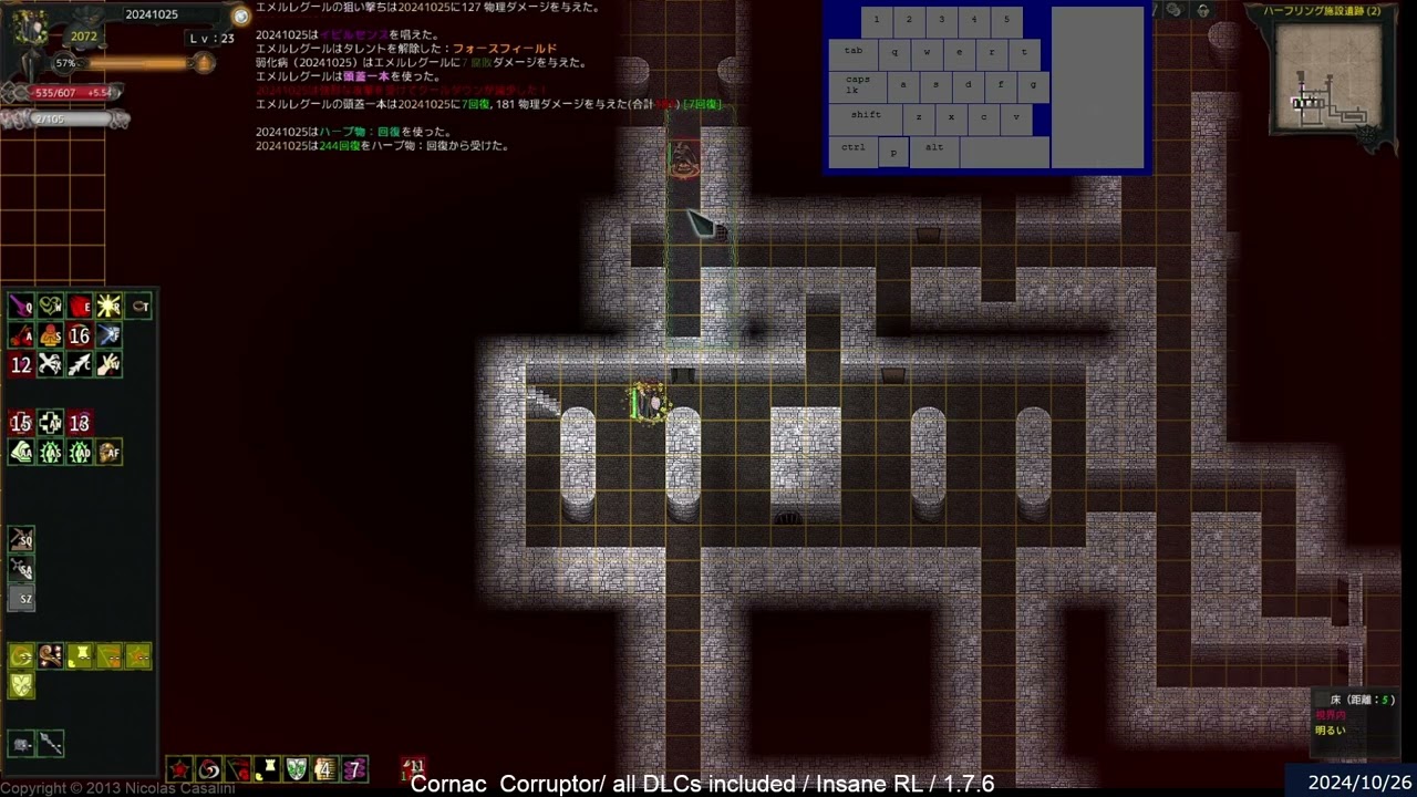 Lv23-25 Corruptor/腐敗術師 ToME4