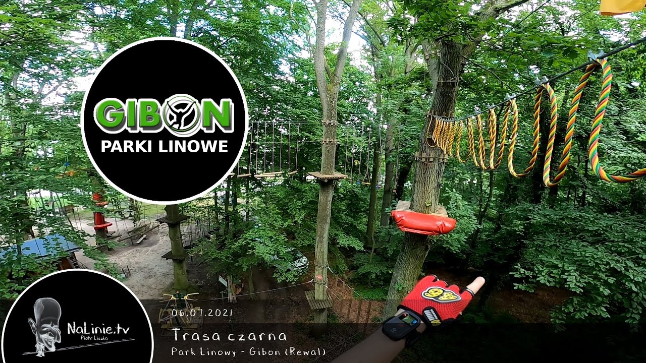 Park Linowy 133.11 - Gibon, Rewal - Trasa czarna 06.07.2021