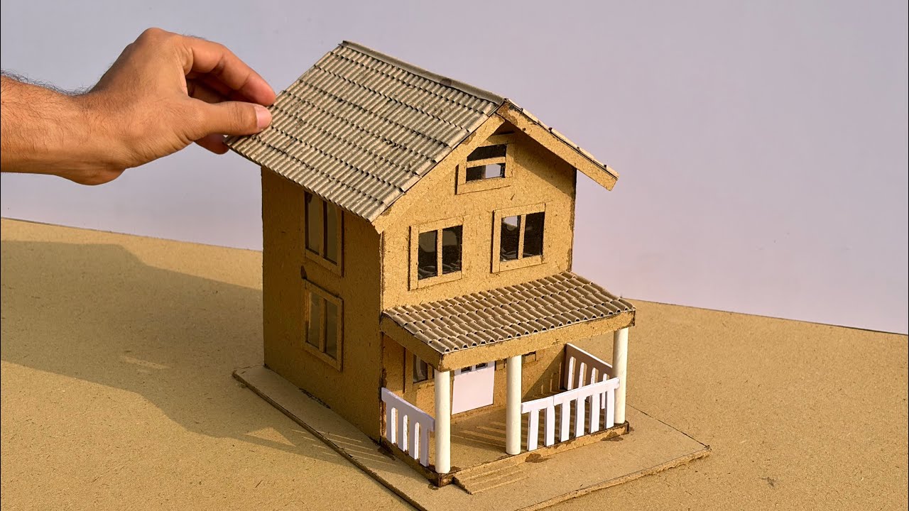 Cardboard Miniature House Making | Ep-02