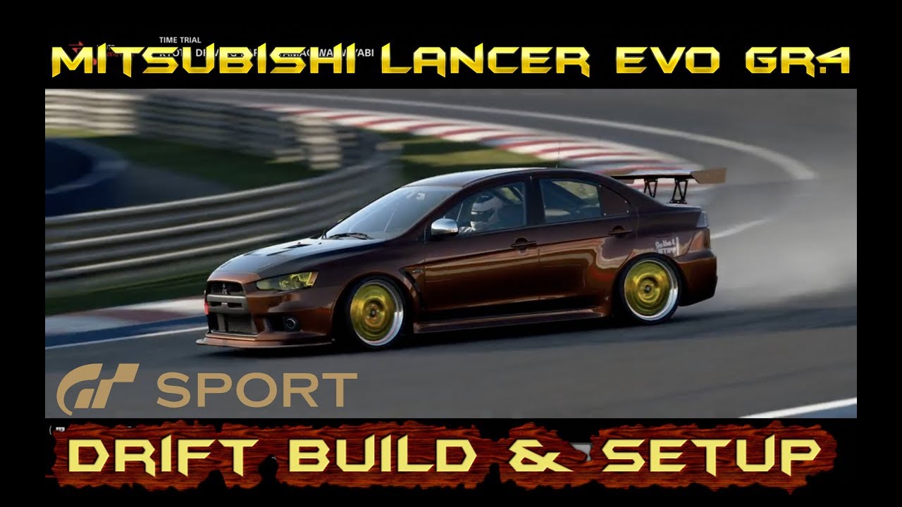 GT Sport Drift Build : Mitsubishi Lancer Evo Gr.4 | Drift Setup