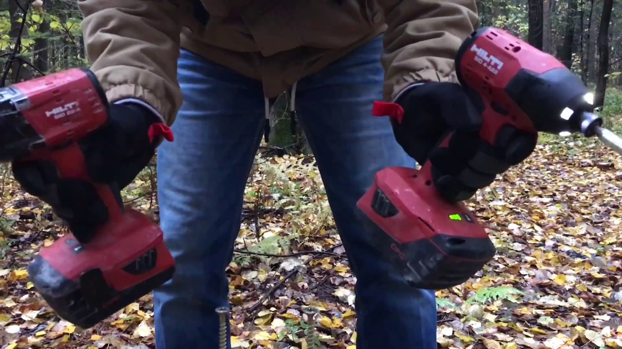 Практическое сравнение Hilti Sid 4 и Hilti Sid 22-a.