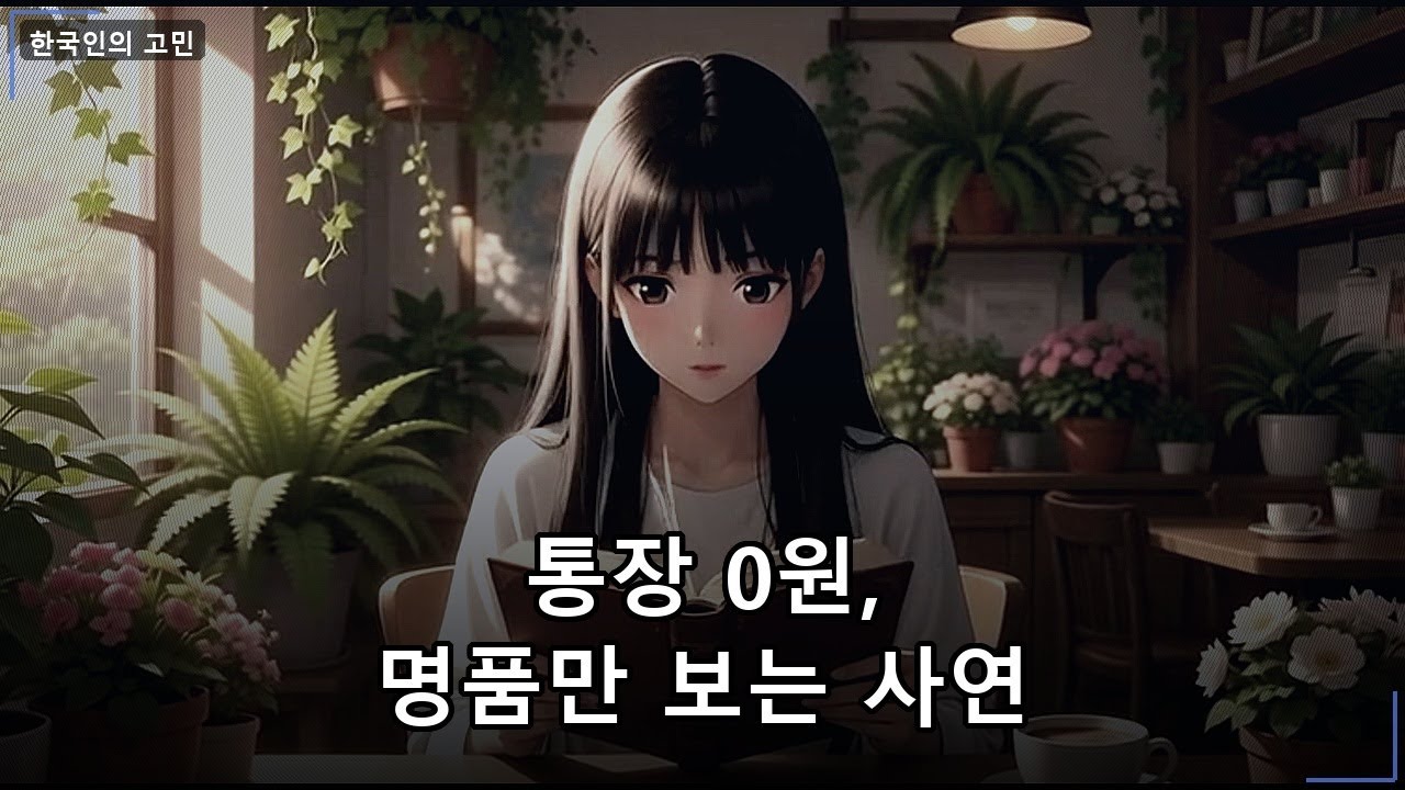 통장 0원, 명품만 보는 사연...