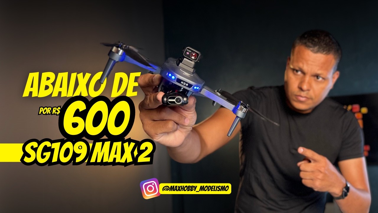SG109 MAX 2 com Gimbal de 3 Eixos | Drone Custo-Benefício