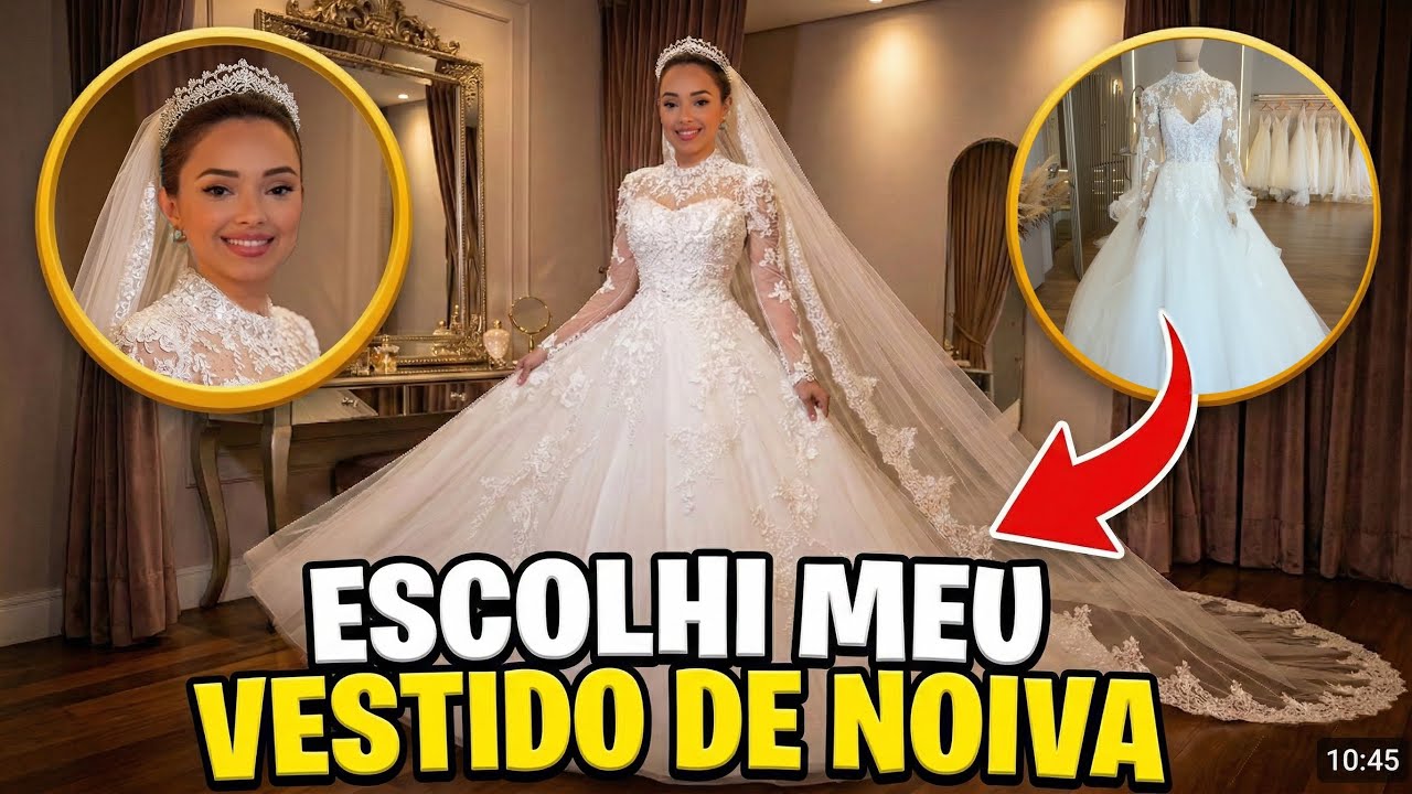 ESCOLHI O VESTIDO DO MEU CASAMENTO!