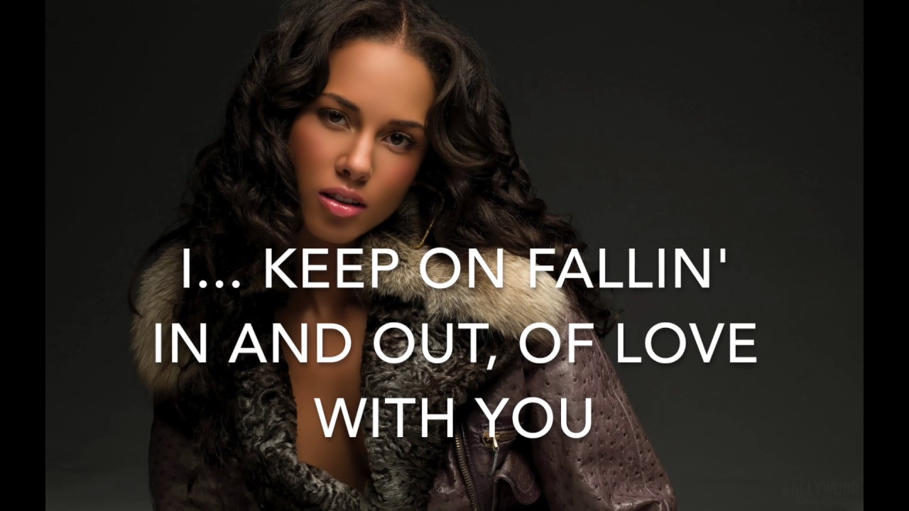 Fallin' (-4) - Alicia Keys - Karaoke male or female lower