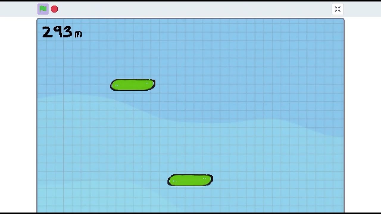 Second time playing doodle jump in scratch