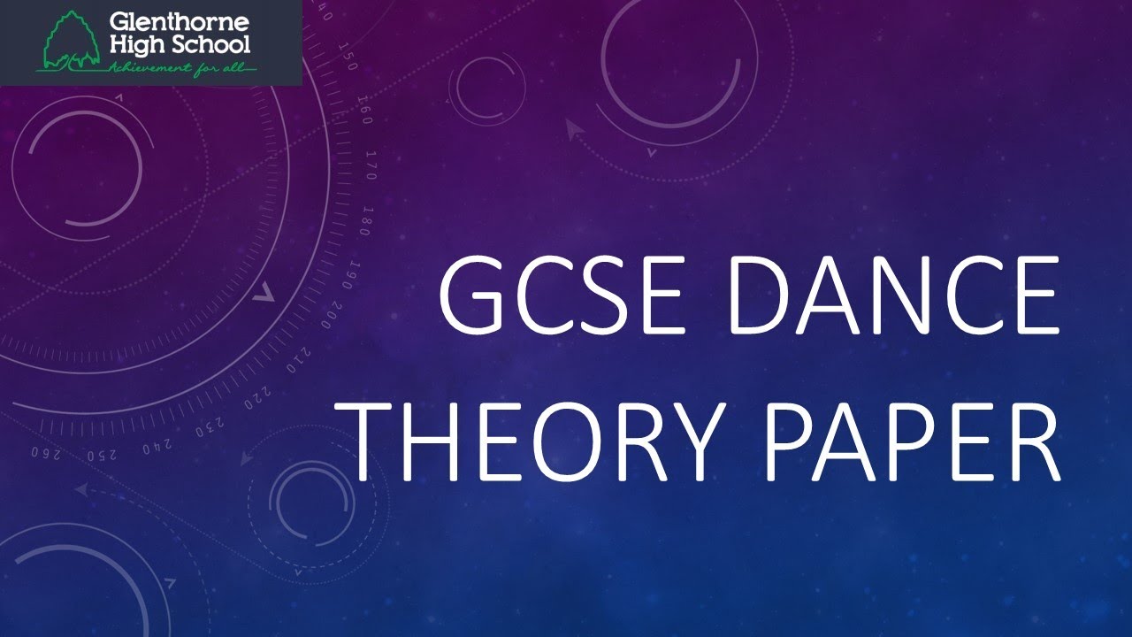 GCSE Dance Theory Paper