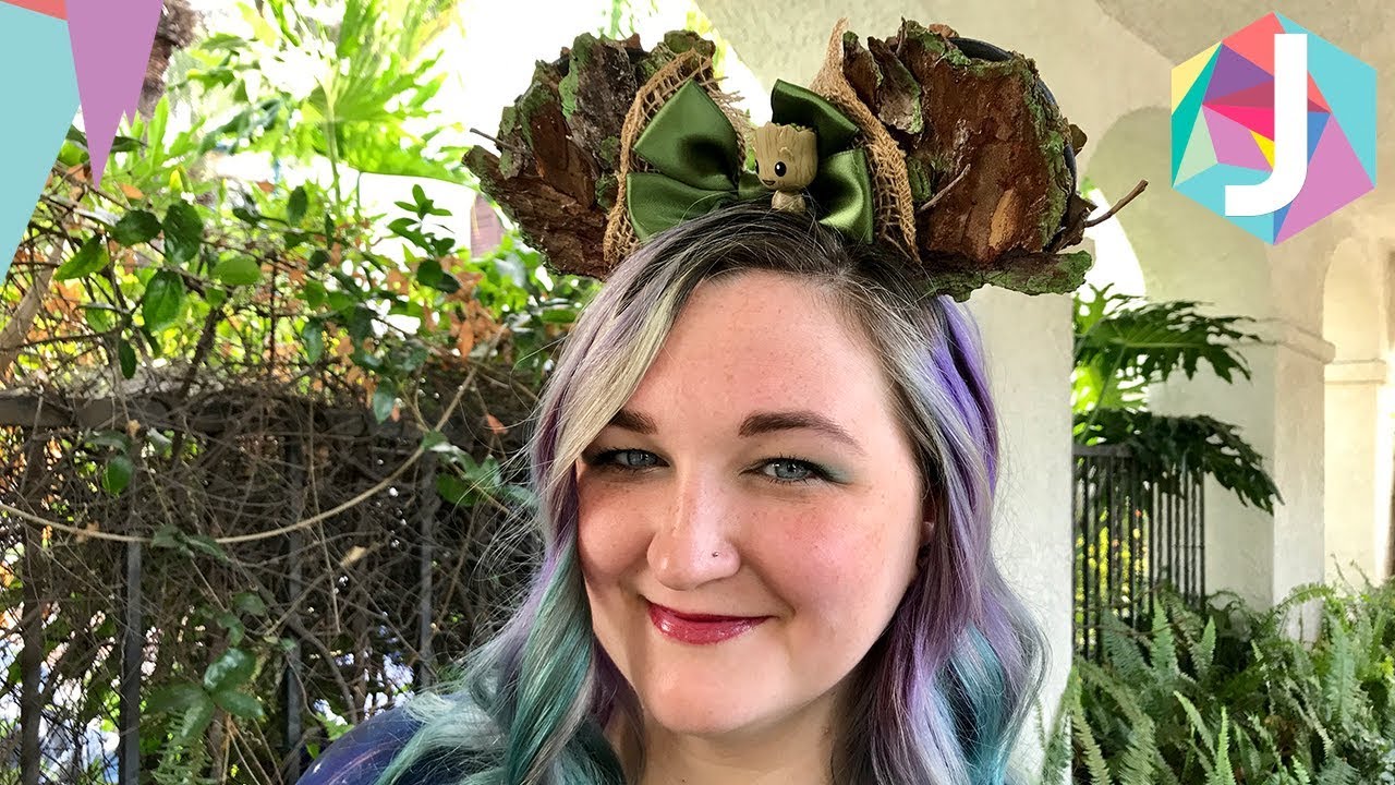 DIY Groot Minnie Ears - Guardians of the Galaxy Vol. 2