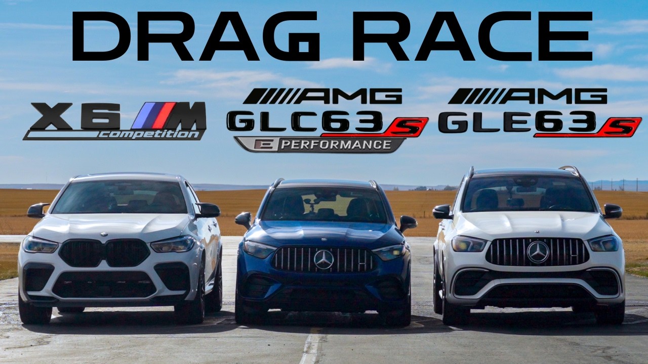 AMG GLC63s E-Performance против X6M Competition против AMG GLE63s