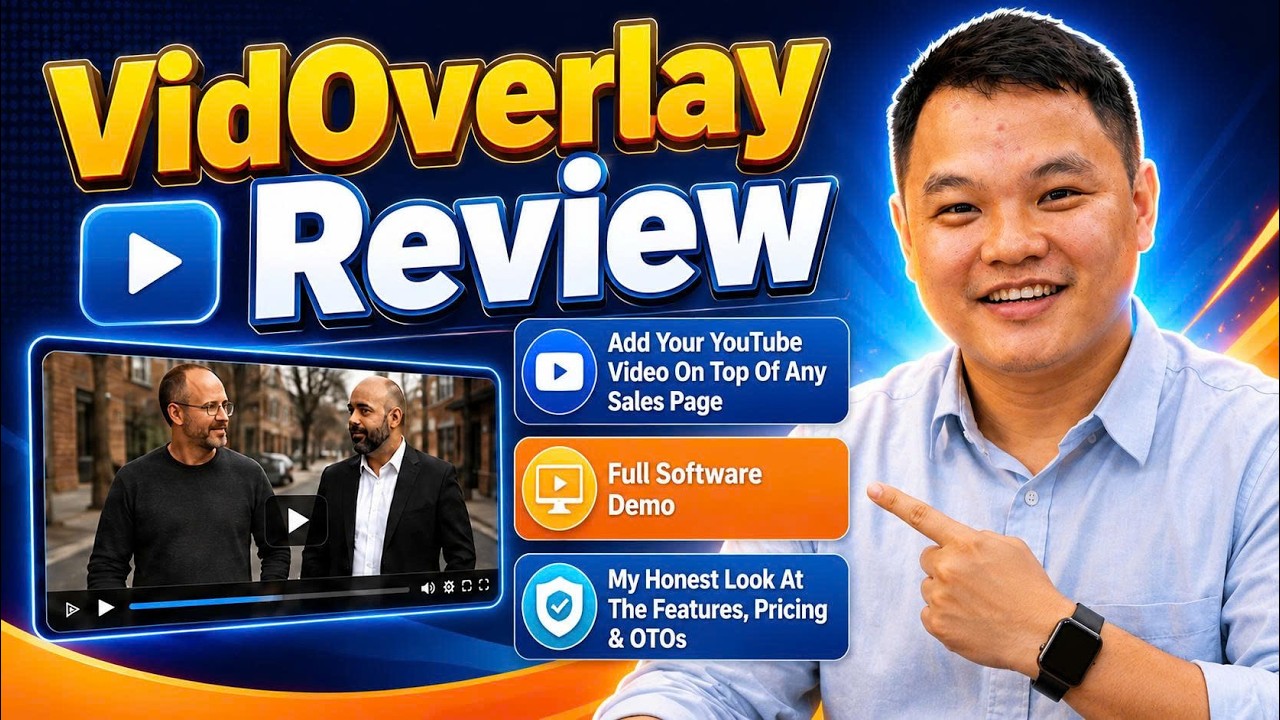 VidOverlay Review 2026 🔥Put Your Video On Any Sales Page 🔥 VidOverlay Review & Software Demo [NEW]