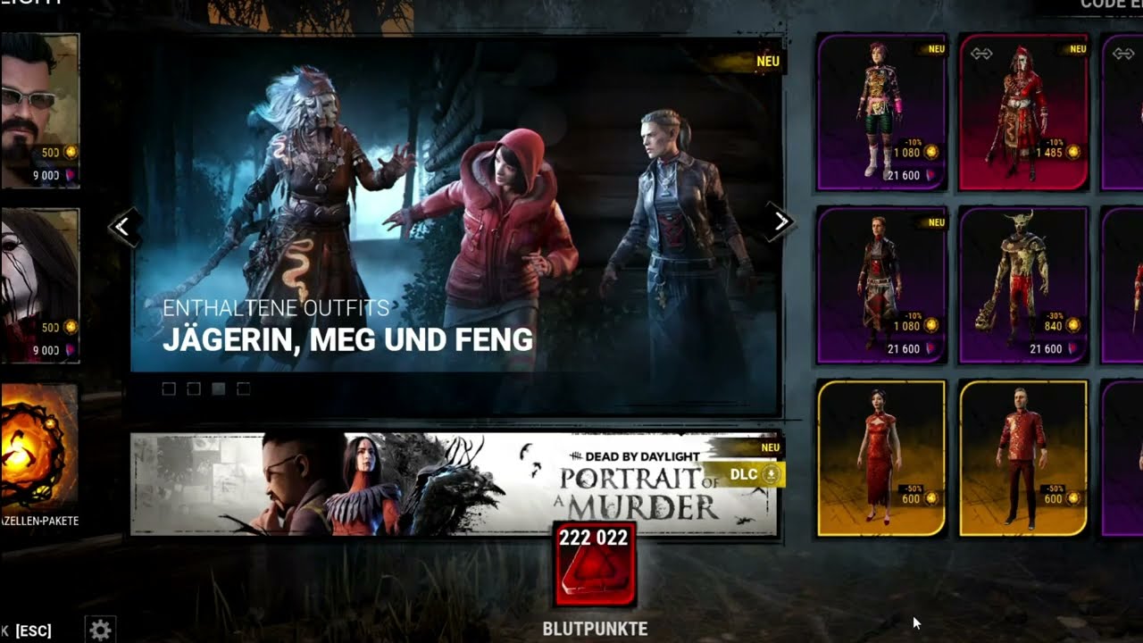 Blutpunkte Code f&uuml;r 222 022 Blutpunkte TWOSDAY | DBD Code