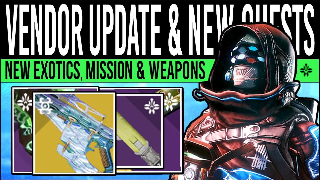 Destiny 2: QUEST MISSION & EVERVERSE LOOT! New WEAPONS, Store Exotics, ShADA-1 (5th September)