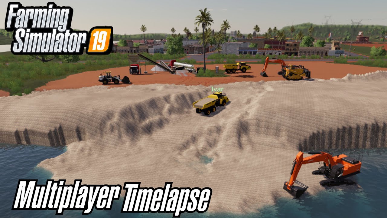 FS19 Dedi Server (MULTIPLAYER ROLEPLAY) Timelapse Day 5 MCE Map Farming Simulator 19
