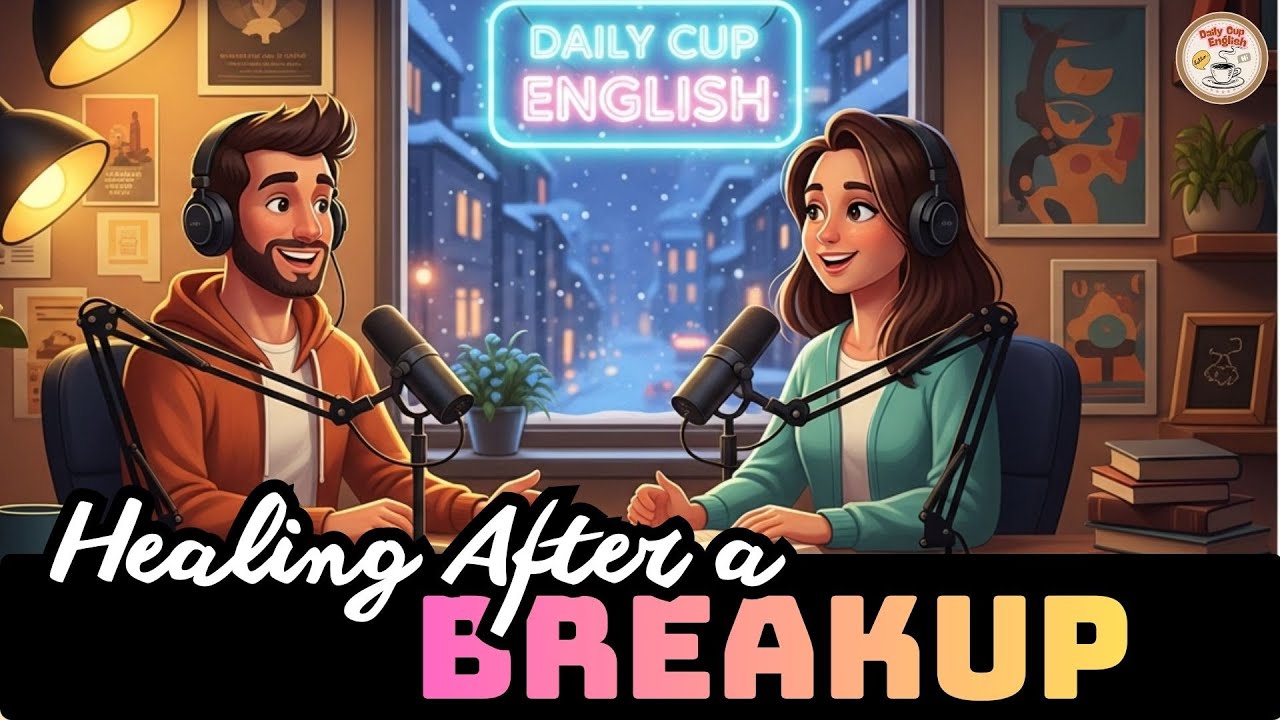 Healing After a Breakup | Real English Podcast for B1–B2 Learners | Daily Cup English