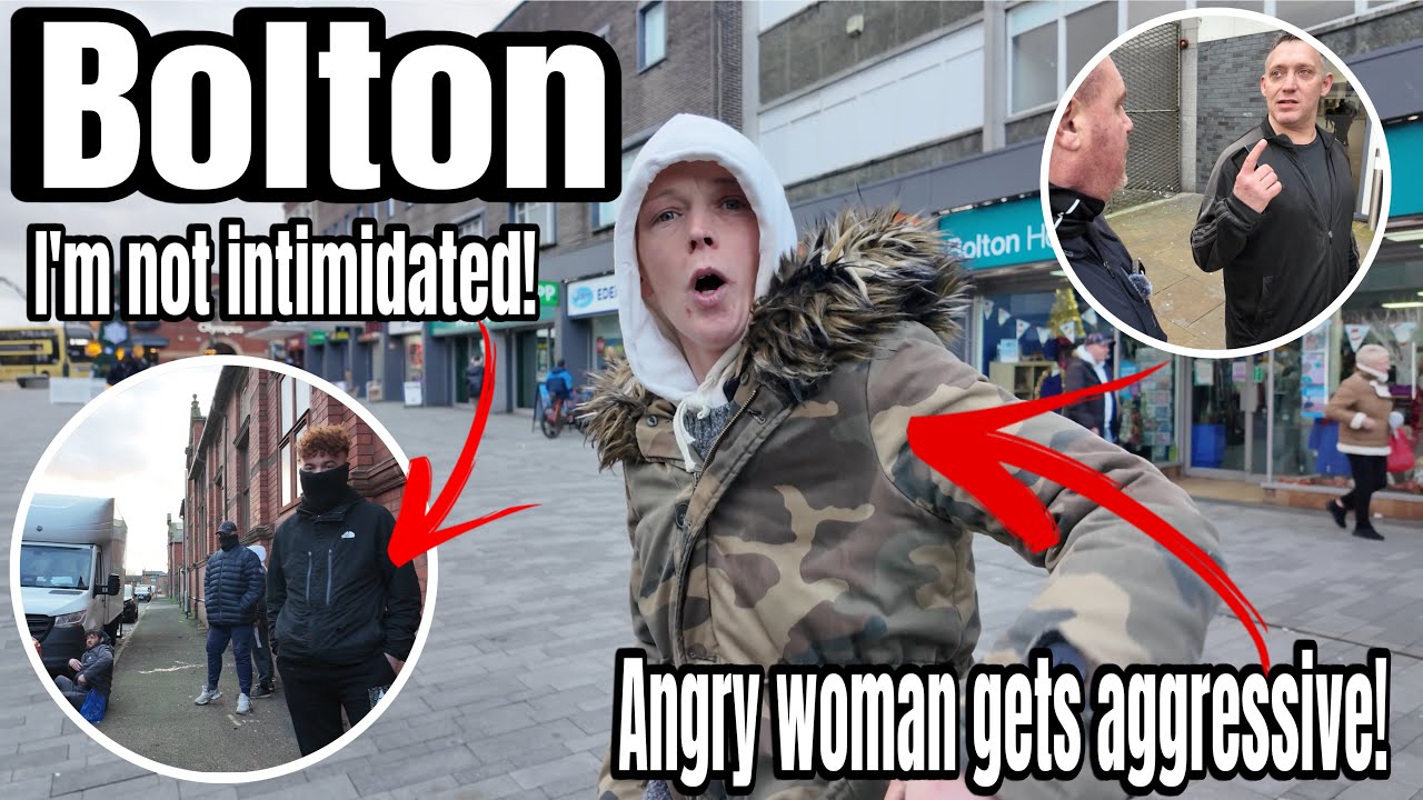 BOLTON -  Aggressive & Demented In Leigh (Weapons Caches & Migrant Military Units)  Hate Scousers!