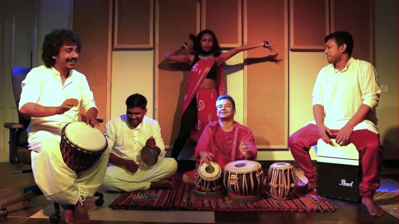 Mayookh Bhaumik - Global Dhaak Ensemble || Ft. Ahana||Prantik||Antika||Deba||Amar