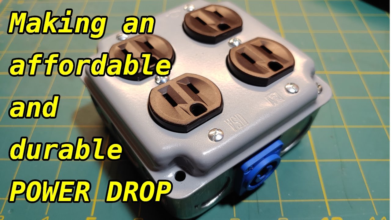 Как сделать доступный Quad Power Drop: прочный и отлично подходящий для использования на сцене