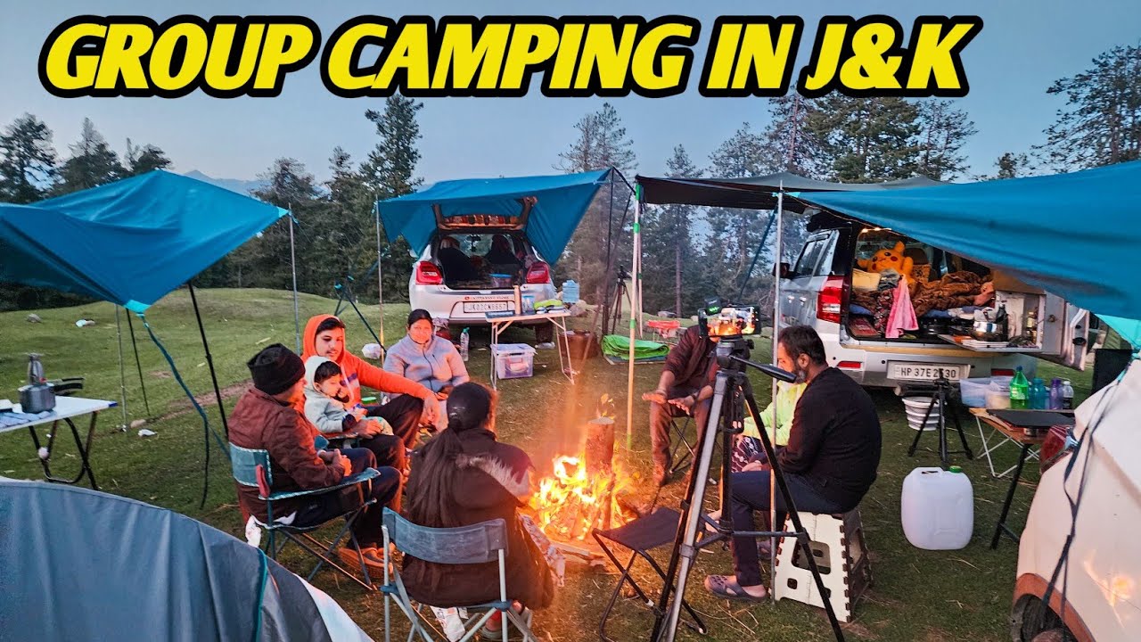 Vlog 402 | GROUP CAR CAMPING IN JAMMU KASHMIR